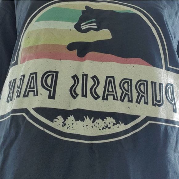 Fruit of the Loom Purrasis Park t-shirt (DISCOUNTED SHIPPING) - Picture 3 of 4